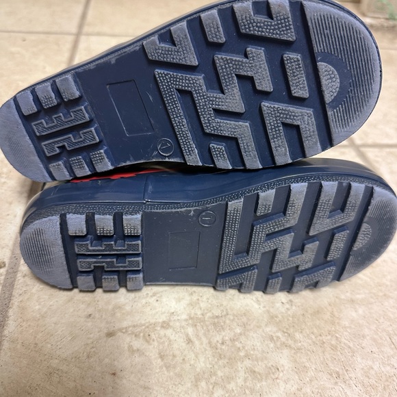 Rain Boot Blue Dino Lightweight Youth/ big kid 1 - Picture 3 of 3